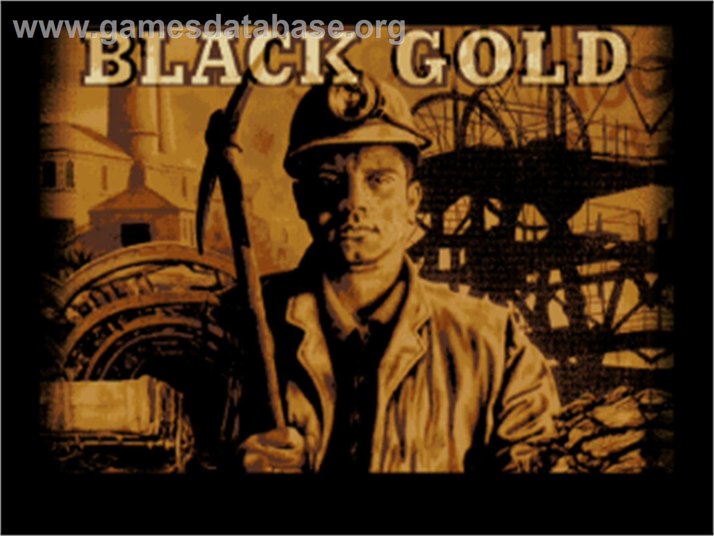 Black Gold (Starbyte Software) - Commodore Amiga - Artwork - Title Screen